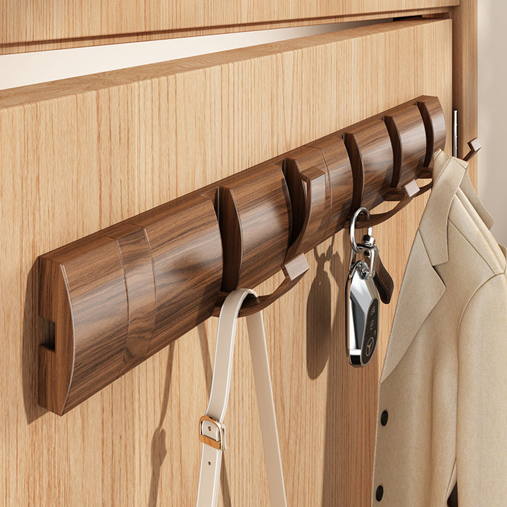Foldable door hooks made of ABS, invisibly mounted