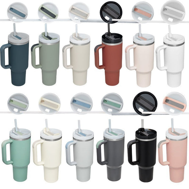 Stainless steel insulated mug with handle, 1200 ml