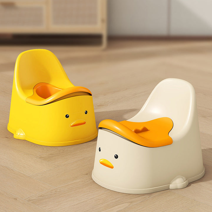 Toilet seat with backrest for children