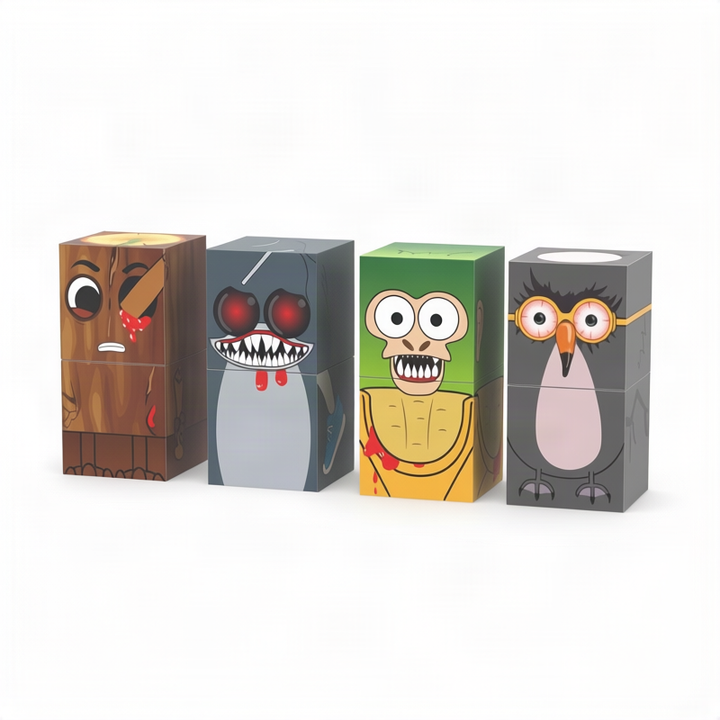 Magnetic building blocks, domino style
