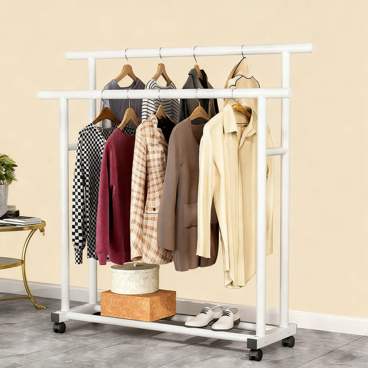 Standing laundry rack, one-piece, made of carbon steel
