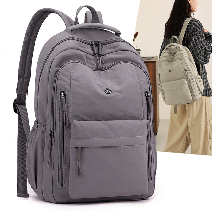 Nylon backpack, back-friendly, versatile