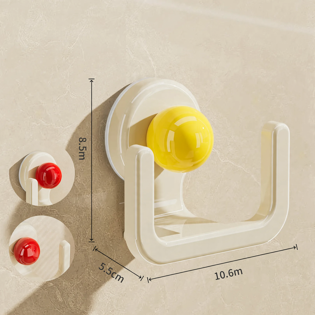 Shoe hanger with suction cup, no drilling required