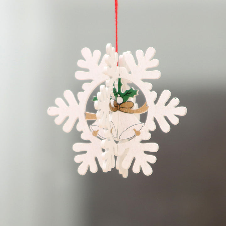 Wooden Christmas ornaments, laser engraved