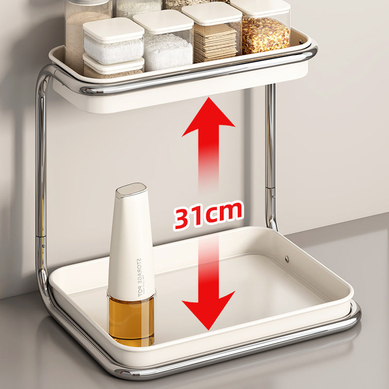 Spice rack, 2-tier, modern