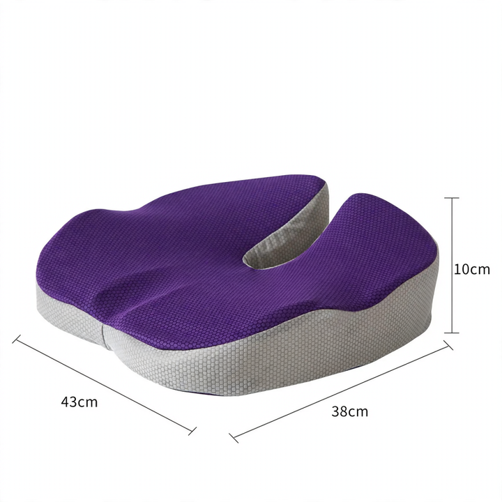 Seat cushion for office chairs, 43×38×10 cm
