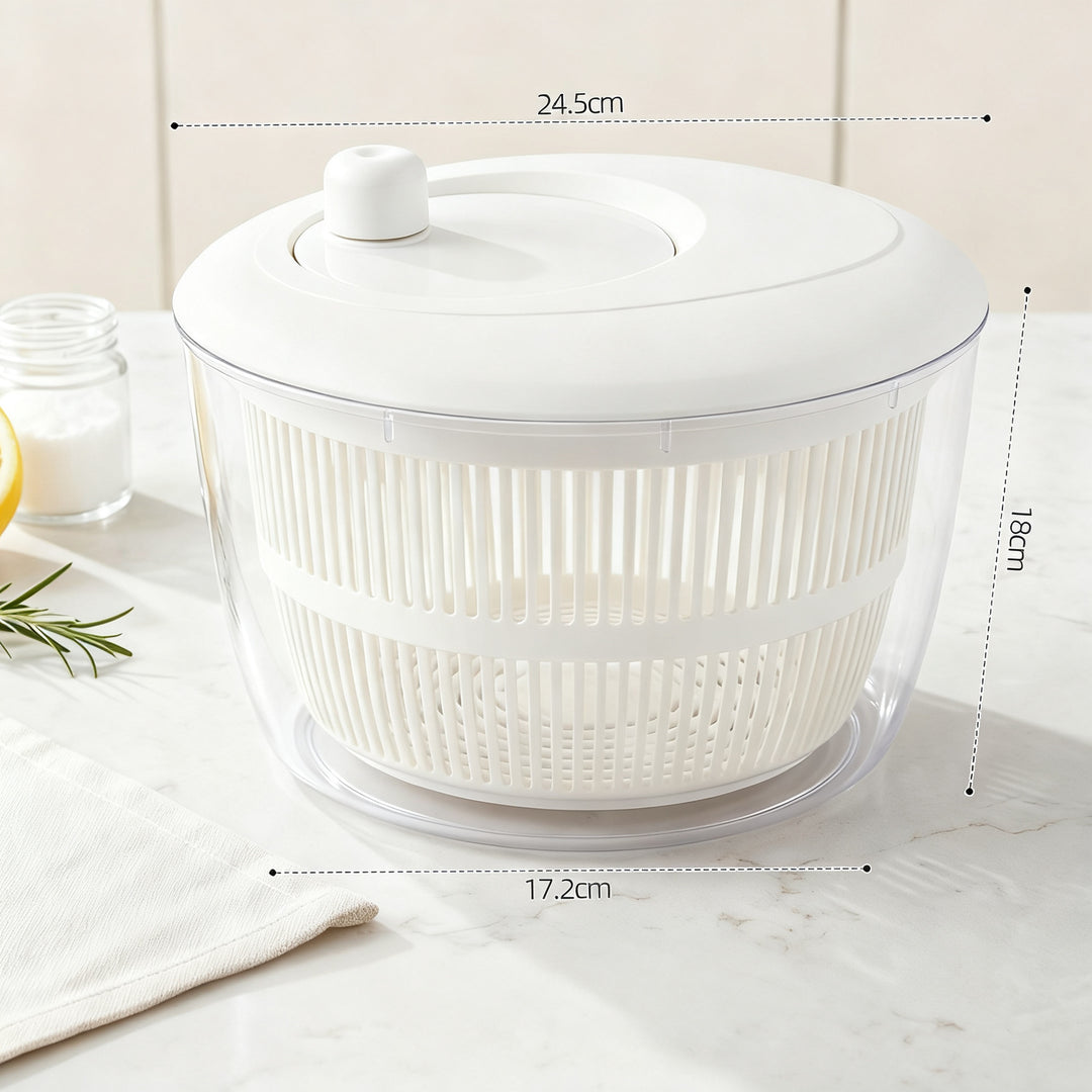 Vegetable salad spinner for salad and fruit