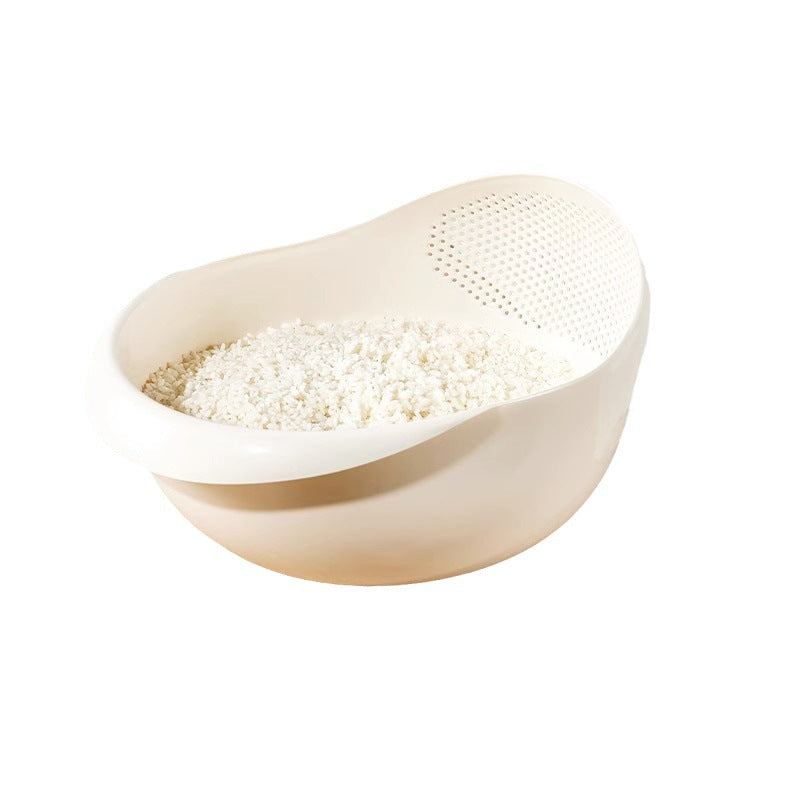 Plastic sieve basket for washing and draining