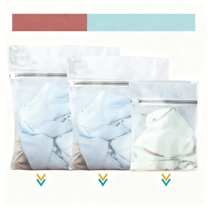 Laundry net made of polyester, fine mesh