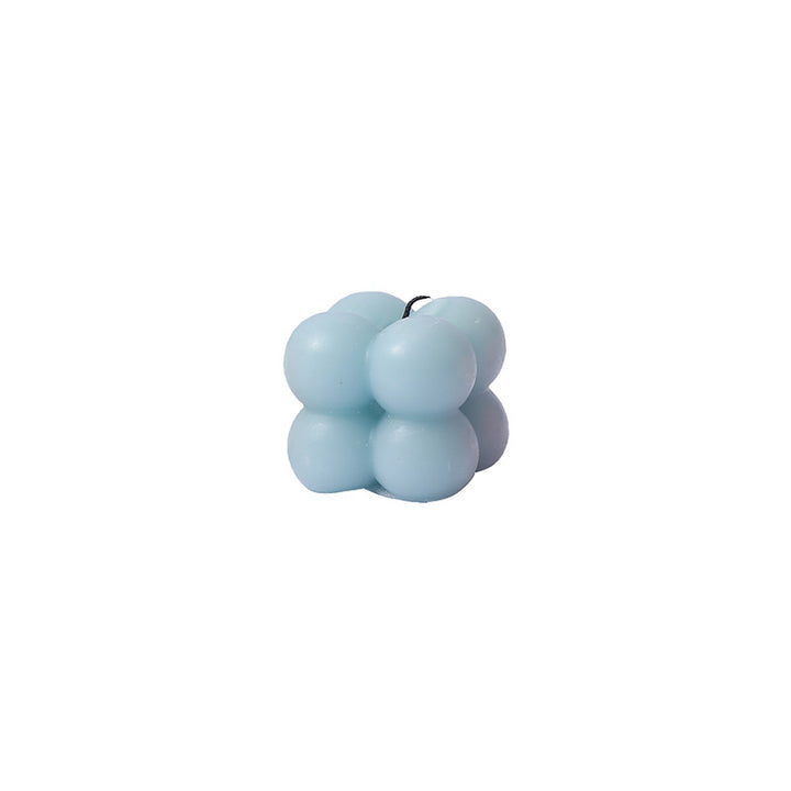 Handcrafted scented candle made of soy wax, fruit shape
