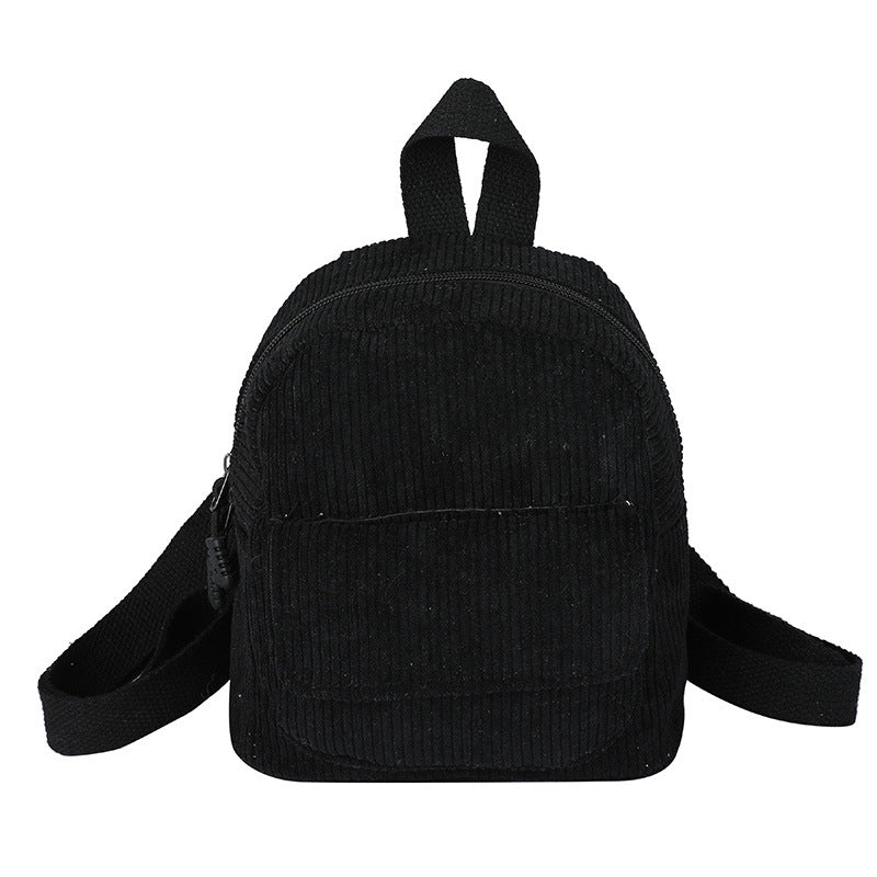 Velvet backpack, compact and durable
