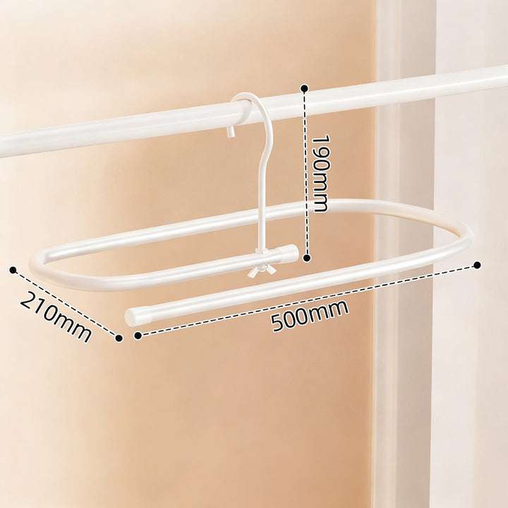 Clothes dryer spiral-shaped, round or oval
