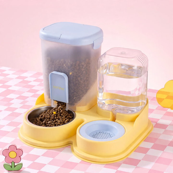 Feeding and drinking bowl for cats and dogs