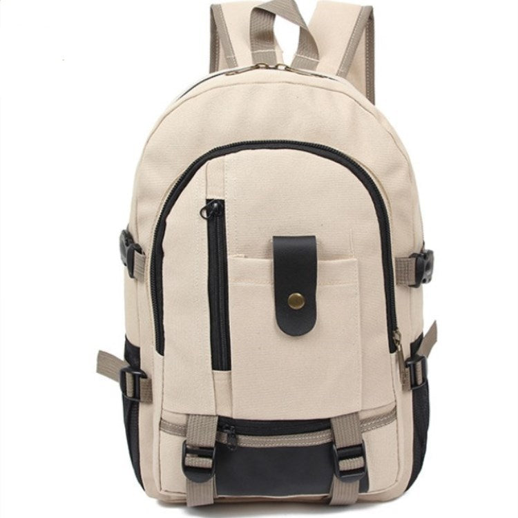 Canvas backpack, large and versatile