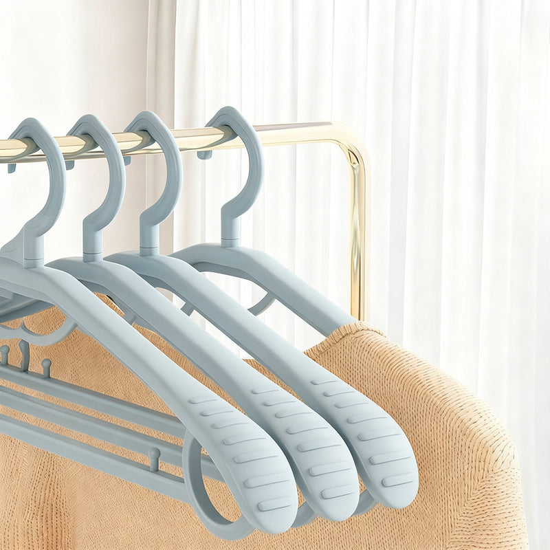 Plastic hanger, non-slip, scratch-free