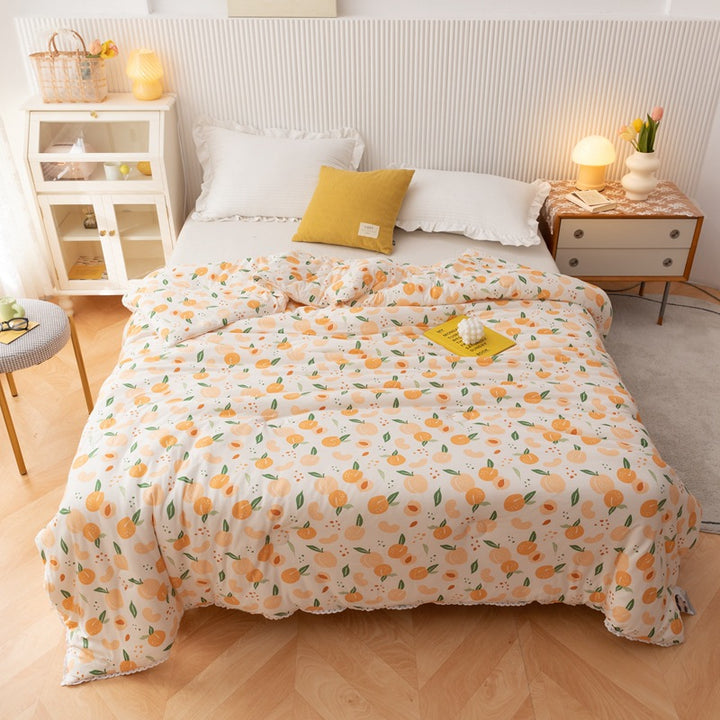 Quilted blanket made of cotton knit, children, four seasons