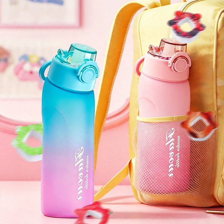 Drinking cup made of PC, 720 ml, with straw