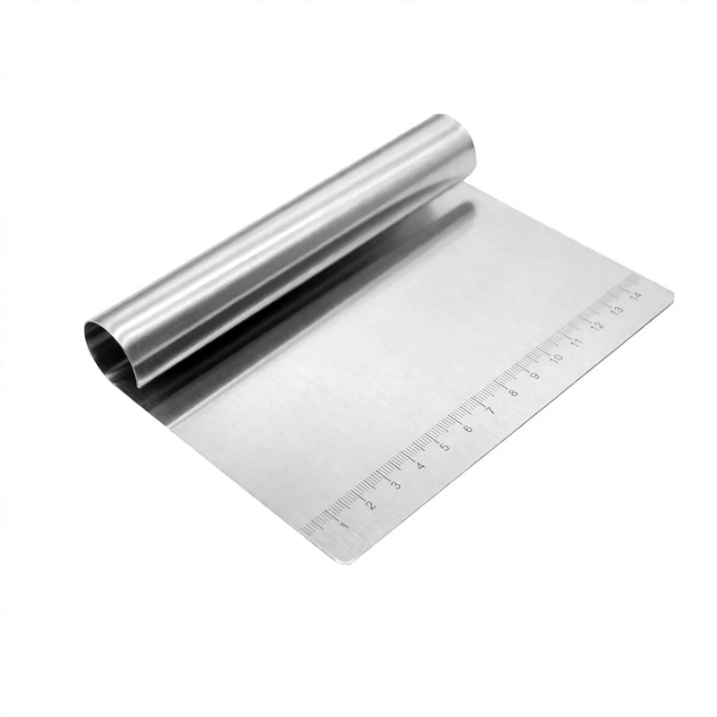 Stainless Steel Dough Scraper with Measurement Scale