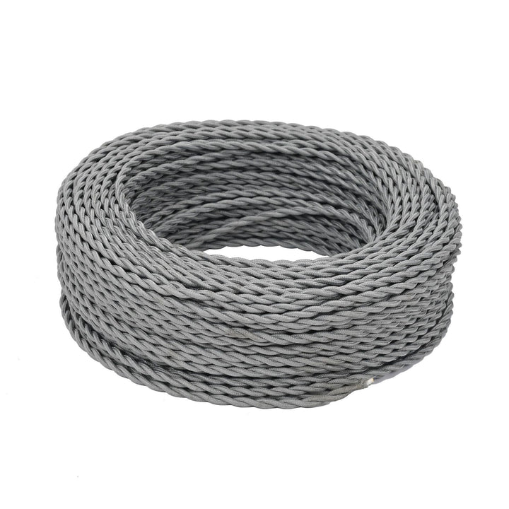 Textile-encased power cable 2×0.75 mm²