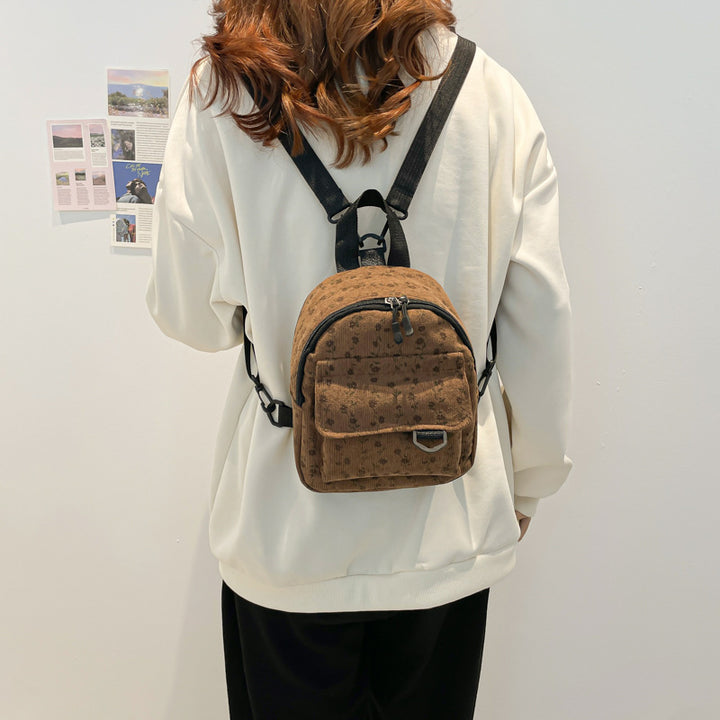Cord backpack, timeless and durable