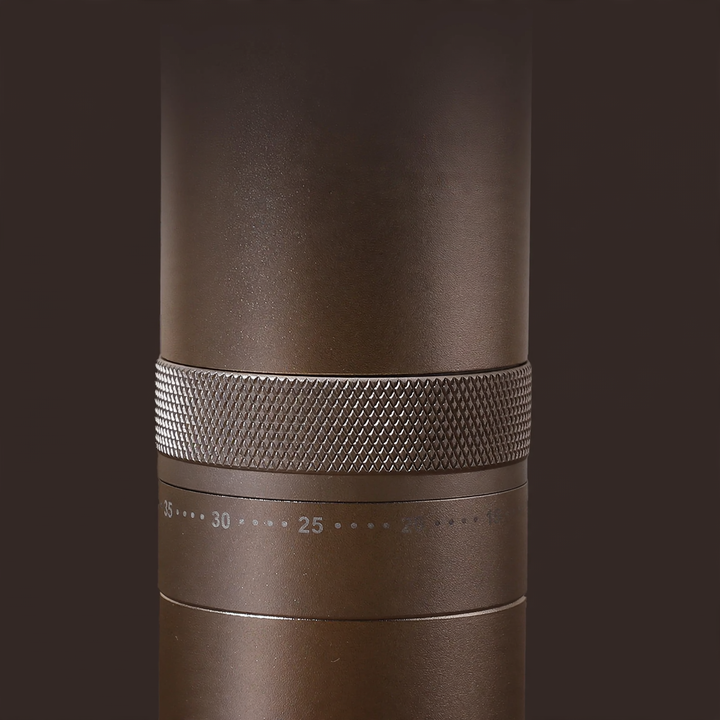 Hand coffee grinder, Italian, 3–5 cups, stainless steel