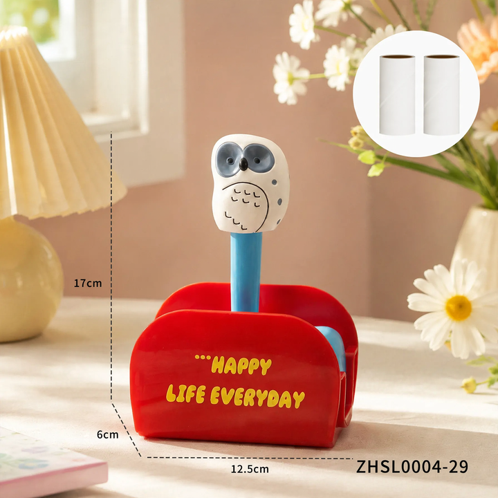 Eulen lint remover with replaceable paper rolls