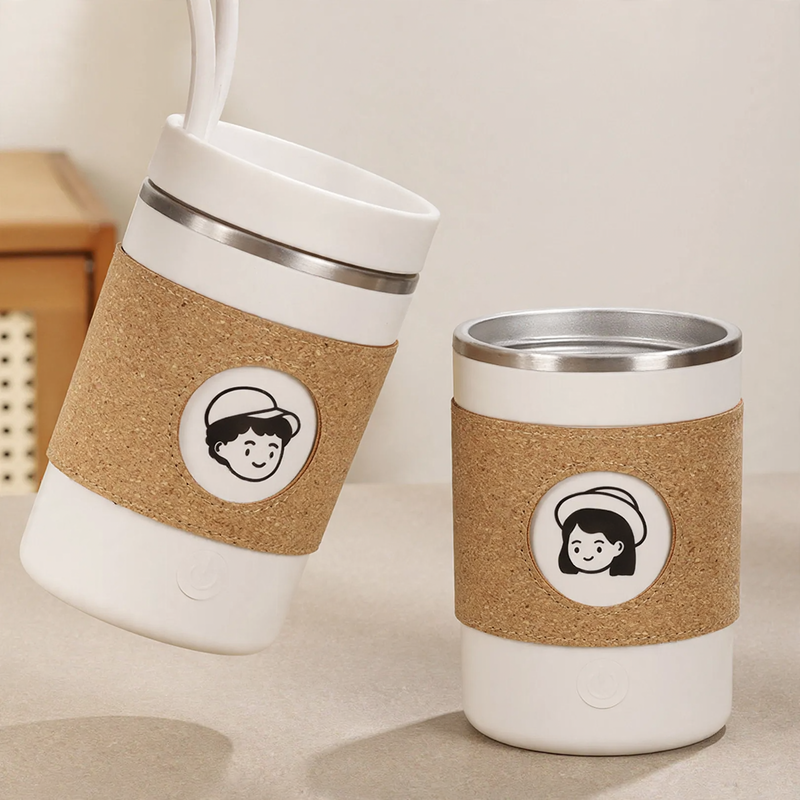 Electric mixing cup made of stainless steel, 350 ml