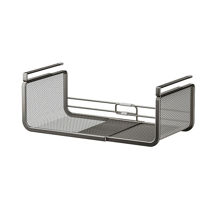 Extendable kitchen shelf made of steel, adjustable