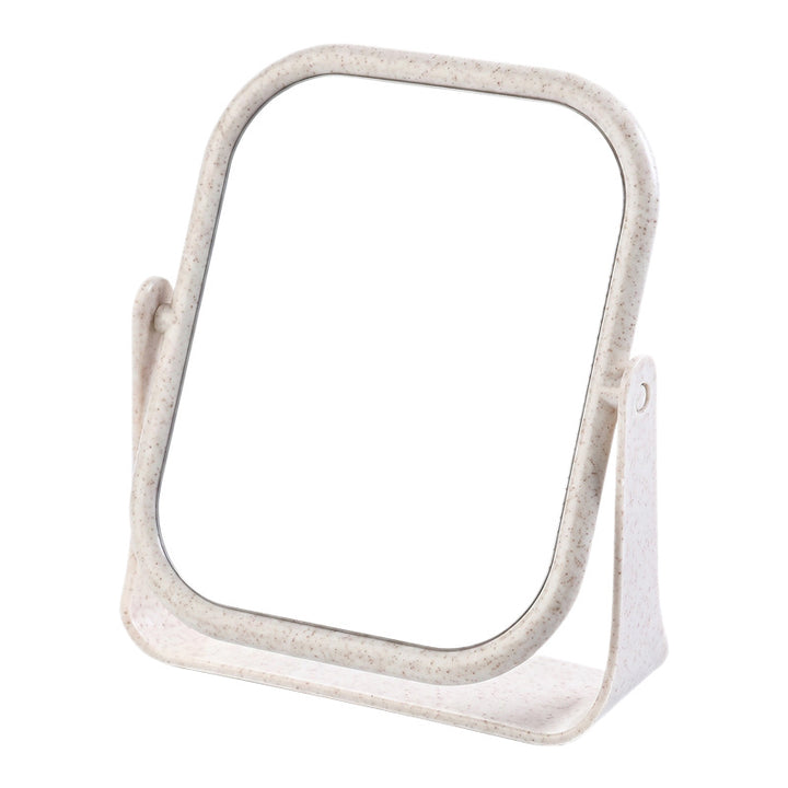 Table mirror, round, 360° rotatable