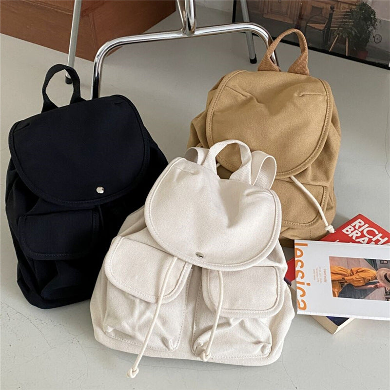 Backpack linen, abrasion-resistant, drawstring