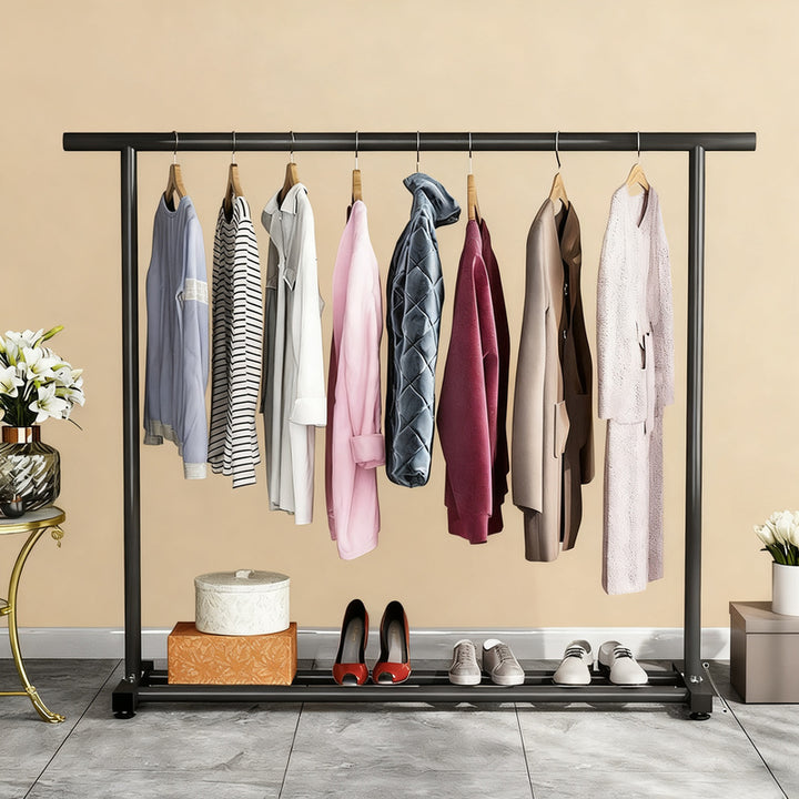 Standing laundry rack, one-piece, made of carbon steel
