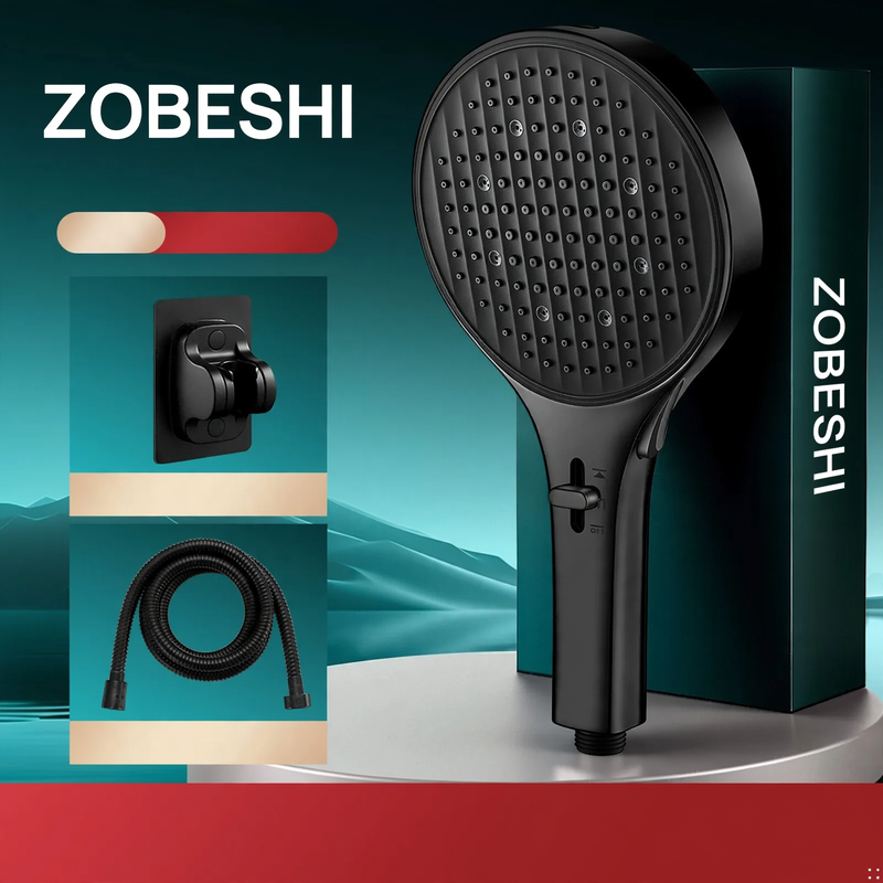 Shower head with pressure balance, large panel