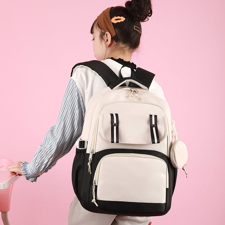 Student backpack, lightweight, back-friendly