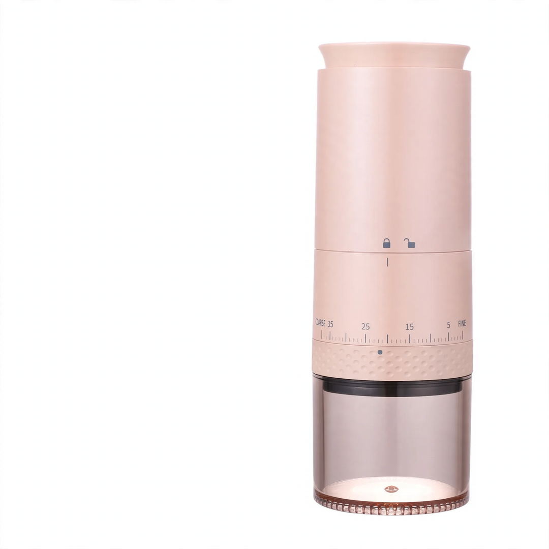 Electric coffee grinder with steel grinding mechanism