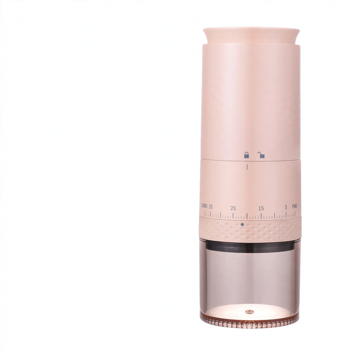 Electric coffee grinder with steel grinding mechanism