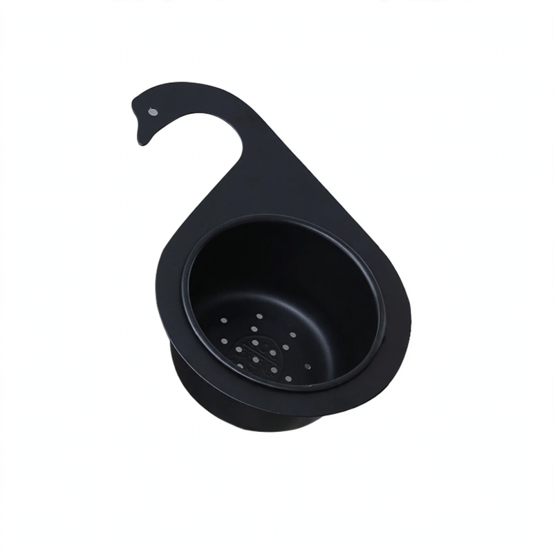 Stainless steel draining basket for the sink, hanging