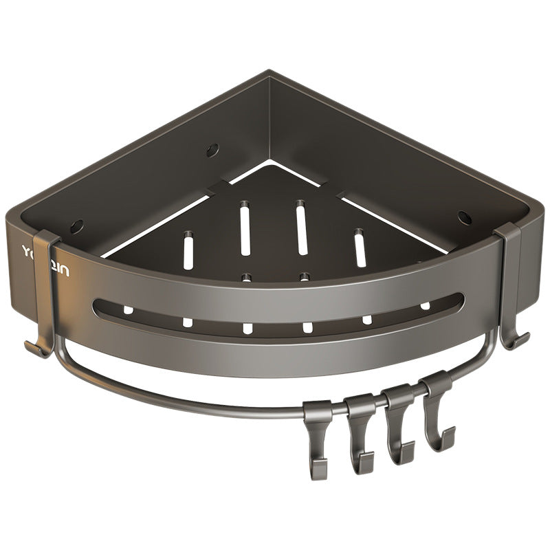 Bathroom corner shelf made of stainless steel and aluminum