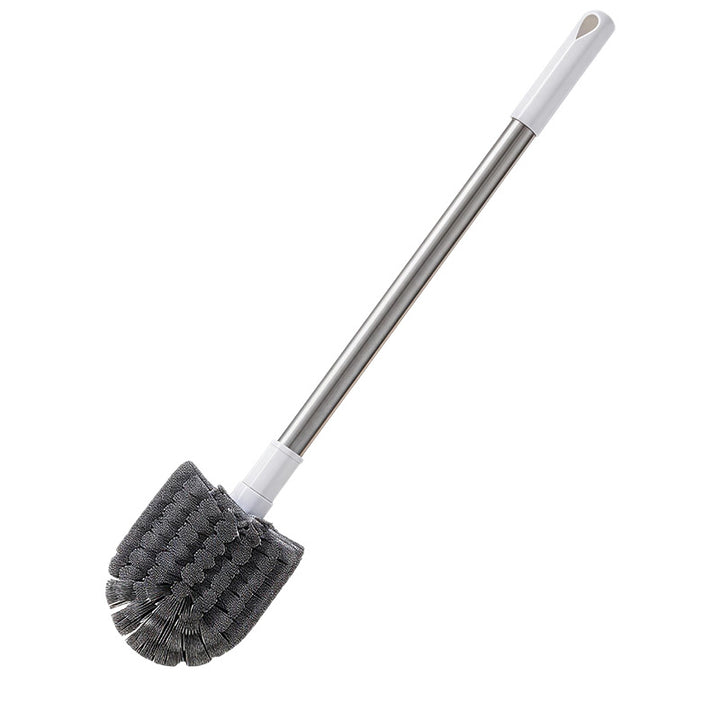 Toilet brush with wall holder