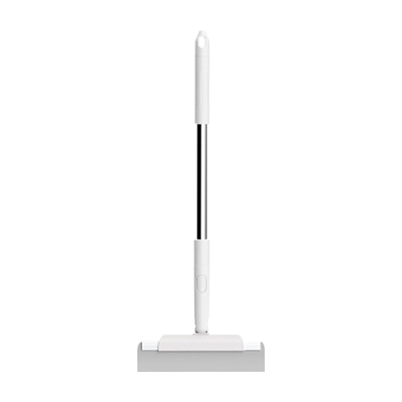 Silicone wiper broom with water squeegee