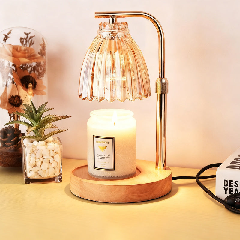 Wax melt fragrance lamp with dimmer function