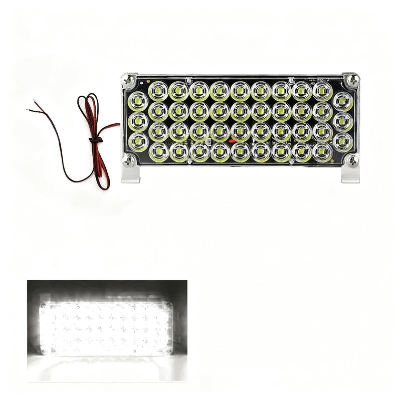 LED Flashlight, triangular, 12-24V
