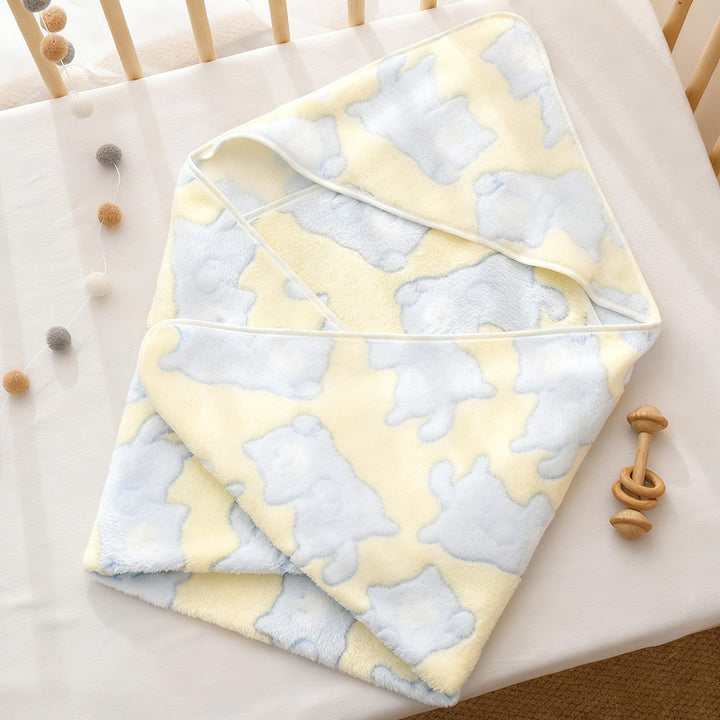 Baby blanket made of coral fleece, 80×80 cm
