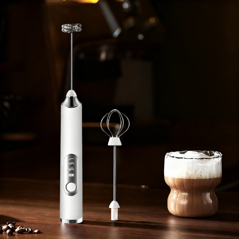 Electric milk frother, USB-C, multiple functions