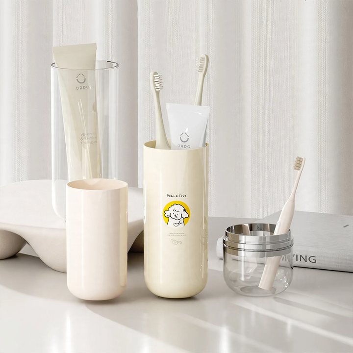 Travel Toothbrush Cup Set, 2–4 Cups