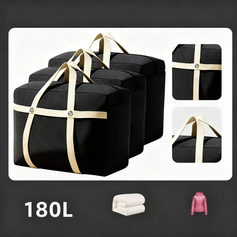 Storage bag for bedding and clothing, waterproof