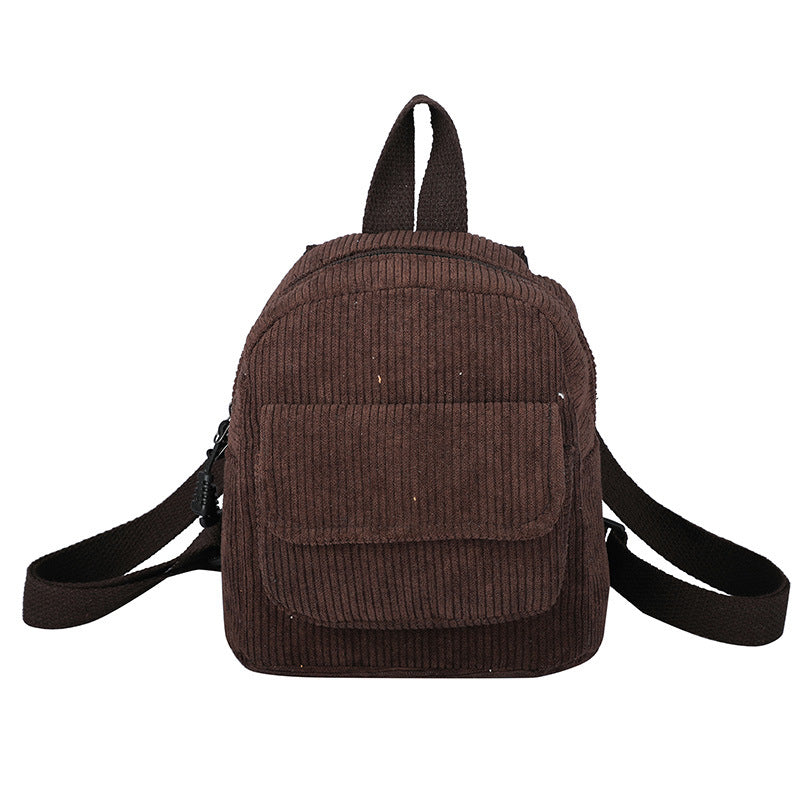 Velvet backpack, compact and durable