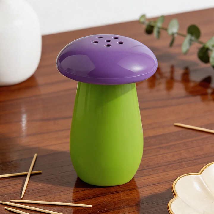 Mushroom-Toothpick-Holder, Macaron-Design