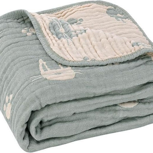 Cotton baby blanket, 6-layer, 103 x 103 cm