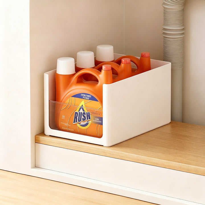 Organizer for bathroom cabinet