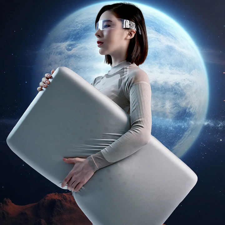 Neck support cushion made of memory foam, 40×70 cm